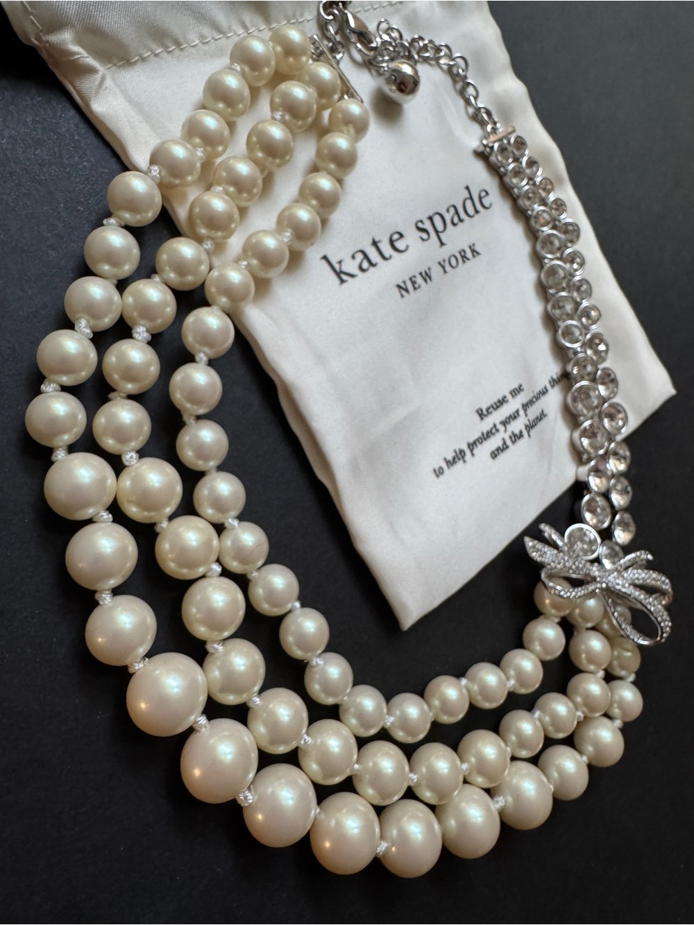 KATE SPADE Pearly Glow statement necklace - Picture 5 of 9
